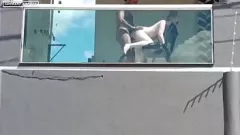 Reproducir Encuentro interracial loco: Lorrany Exotica y Marcio Baiano tienen sexo en la terraza